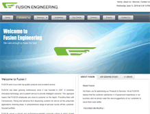 Tablet Screenshot of fusionengg.com